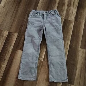 TRUE Religon Size 6 Gray Pants Adjustable Waist